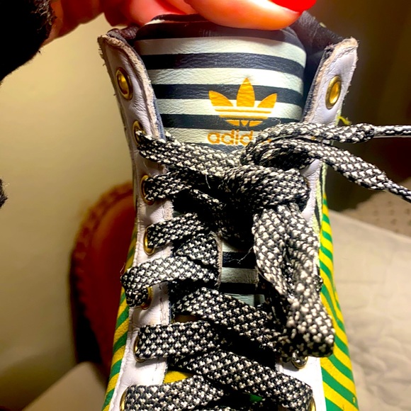 OPENING CEREMONY X ADIDAS ORIGINALS ROD LAVER VINTAGE HI - SPRING13 GREEN/WHITE - Picture 9 of 12